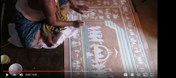 Beautiful Video by Vishwajeet Dash describes his visit to Raghurajpur Art Village