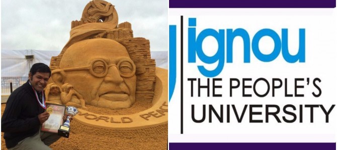 Sudarsan Pattnaik to guide IGNOU in designing certificate course on Sand Art Sudarsan Pattnaik to guide IGNOU in designing certificate course on Sand Art