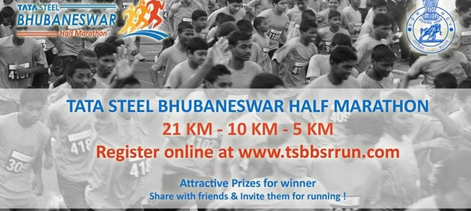 Mark Your calendars : Tata Steel Half Marathon in Bhubaneswar on January 8th