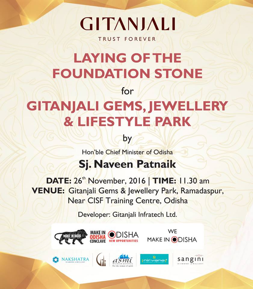 gitanjali jewels foundation stone