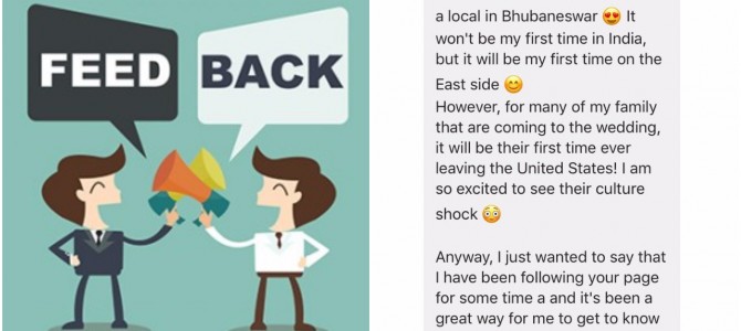 Awesome when Bhubaneswar Buzz gets feedback like this from an American Awesome when Bhubaneswar Buzz gets feedback like this from an American