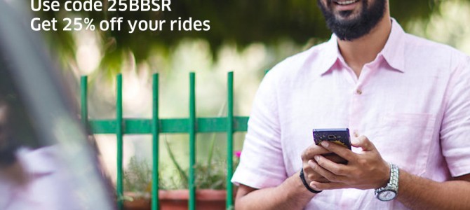 Uber : Bhubaneswar, 25% off your weekday rides this week!