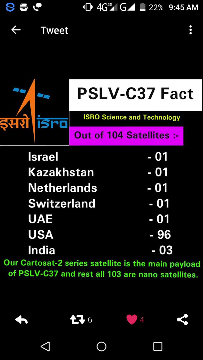 PSLV ISRO satelite 104 satelites