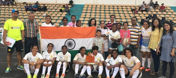 Indian Rugby Team comprising 50% from Odisha won Silver at Asian Women’s Sevens Trophy Laos