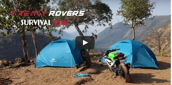 Survival Run : How is it to drive through Odisha and survive in bare minimum camping and food, watch team Freakyrovers do it