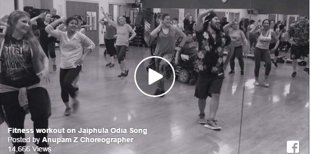 How about Odia Song Jaiphula as Zumba workout in USA? Anupam Nayak of Odisha has done it Connecticut USA