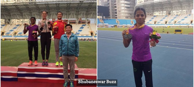 Olympian from Odisha Dutee Chand wins silver in Asian Grand Prix 2017 Olympian from Odisha Dutee Chand wins silver in Asian Grand Prix 2017