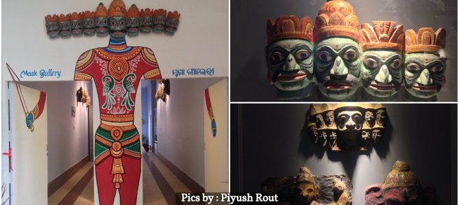 Odisha State Museum in Bhubaneswar got a rare Masks Gallery : to highlight ethnic artefacts and paintings