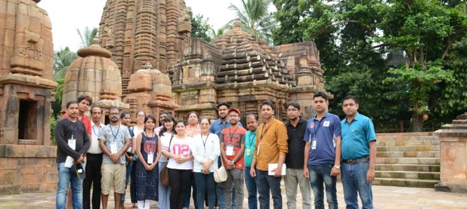 Special Ekamra Walks for National and International Media persons covering Asian Athletics meet in bhubaneswar held