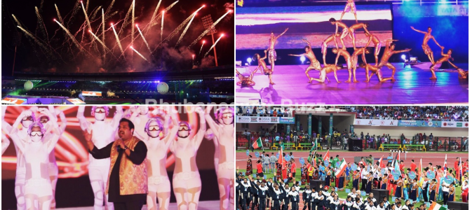 Asian Athletics starts in bhubaneswar with an awesome cultural extravaganza showcasing Odisha