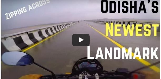 A beautiful MotoVlog of Breakfast Ride to Naraj Dam via Trisulia Bridge by JustVish.in