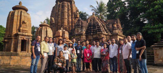 Families celebrate Sunday morning exploring old city heritage trails with 36th Ekamra Walks