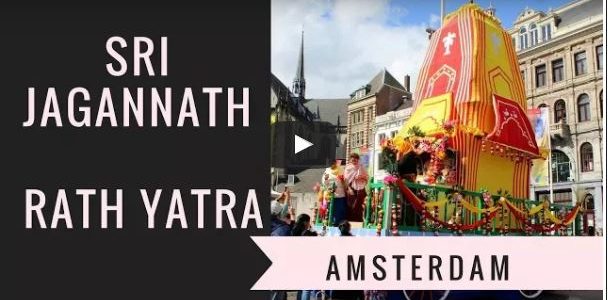 Jagannath Ratha Jatra in Amsterdam Netherlands : video sent by RajaJolly Sp