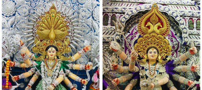 Cuttack Dargha Bazar Durga Puja all set to debut Chandi Medha for the first time this year, total 24 now in city