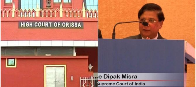 Following a letter from Chief Justice Dipak Misra, Odisha along with 4 other high courts working on Saturdays