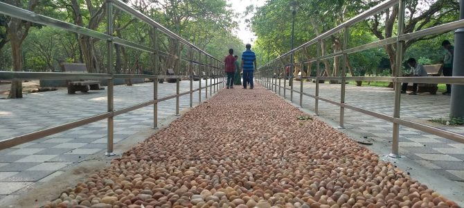 Bhubaneswar gets its first Accupressure Walkways in Biju Pattnaik Park