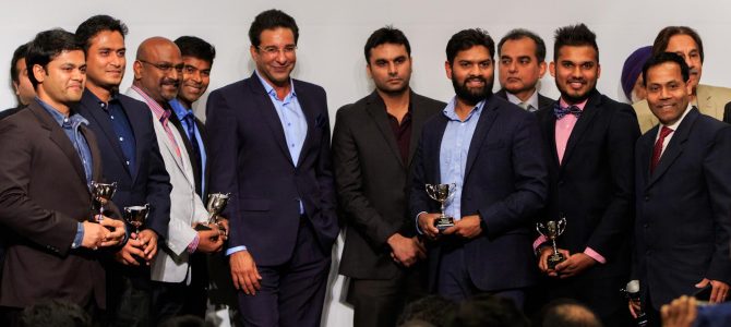 Nice to see an all Odia Cricket Team in Michigan USA doing wonders, ended finalist, receiving prize from Wasim Akram