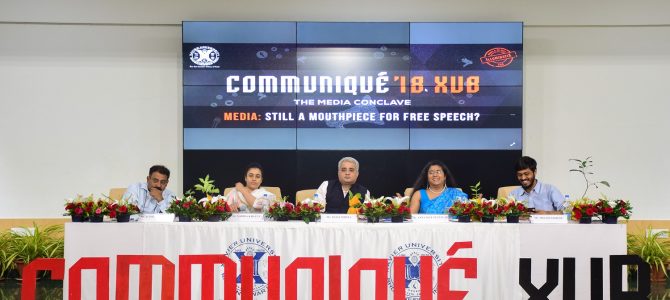 Xavier University Bhubaneswar hosted its flagship Media Conclave – Communiqué’18