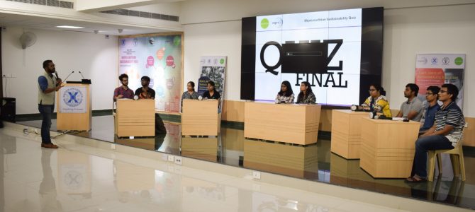 Xavier School of Sustainability (XSoS) with Wipro hosted Wipro Earthian Sustainability Quiz at Xavier University Bhubaneswar campus.