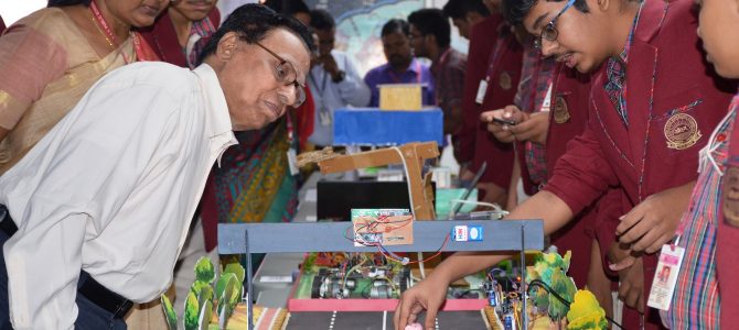 Kids of DAV Pokhariput showcase their creative best in their annual exhibition titled Cognitive Cognizance: A Sci-Linguistic Confluence -2018