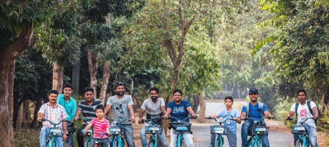 Cyclists trail State Botanical Garden as the maiden pedalling venture rolls out in Nandankanan