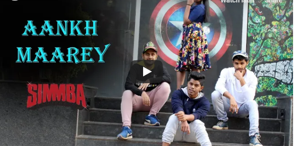 Aankh Marey – SIMMBA || Dance Cover shot on the streets of Bhubaneswar by team  Dance ADDYCTION