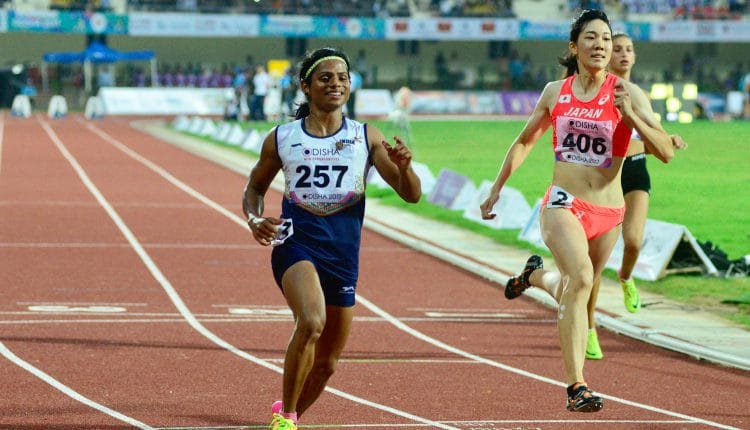 India's fastest from Odisha Dutee Chand breaks her own national record and qualifies for 100m ...