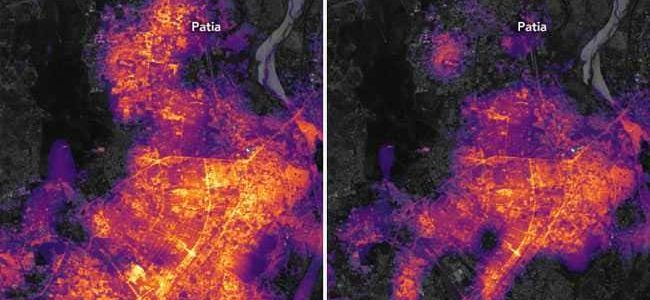 Nice to see NASA Earth Tweet about the darkness that bhubaneswar nearby areas endured after cyclone Fani