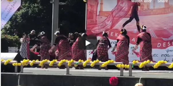 Rangabati enthralls audience in Experience India event at Union Square,San Francisco,USA